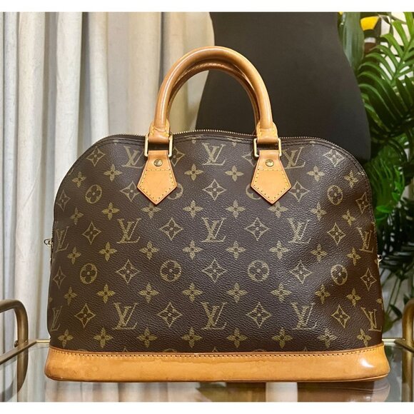 Louis Vuitton Monogram Alma PM Brown Canvas Leather Handbag - Picture 1 of 15